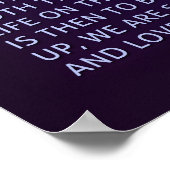 Ayaan Hirsi Ali | Kein kognitives Dissony Poster (Ecke)