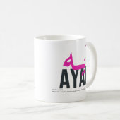 Ayah Name Bedeutung und Äußerung Kaffeetasse (VorderseiteRechts)