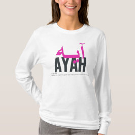 Ayah Name Bedeutung und Äußerung T-Shirt