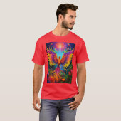 Ayahuasca Phoenix: Eine fluoreszierende Reise nach T-Shirt (Vorne ganz)
