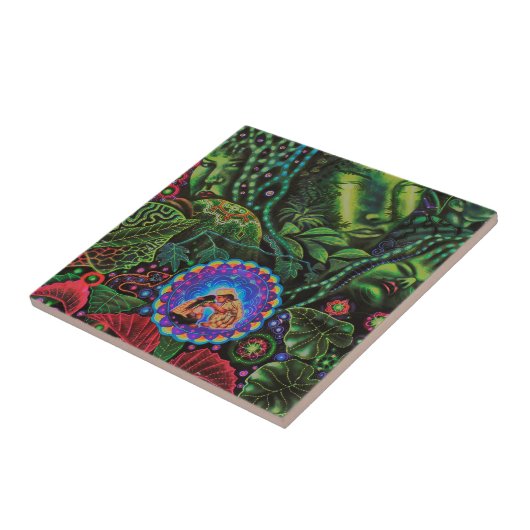 Ayahuasca Vision Fliese (Seite)