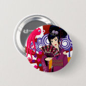 Ayaka in Harajuku Stadt Button (Vorne & Hinten)