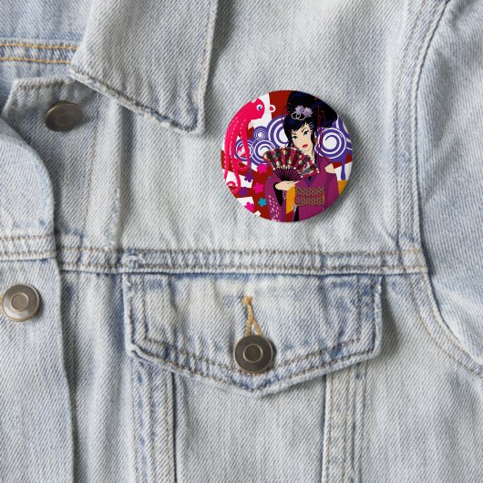 Ayaka in Harajuku Stadt Button (Beispiel)