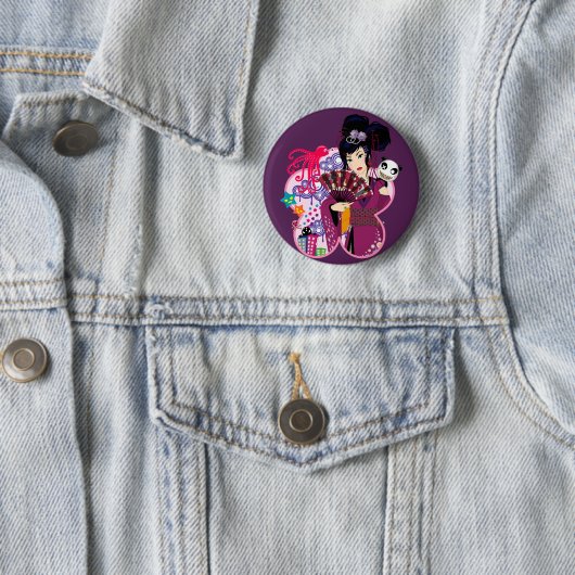 Ayaka in Harajuku Stadt Button (Beispiel)
