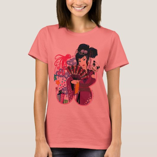 Ayaka in Harajuku T-Shirt (Vorderseite)