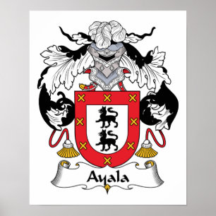 Ayala Familienwappen Poster