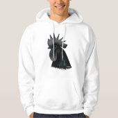 Ayam Cemani Hahn-Kopf Hoodie (Vorderseite)