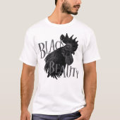 Ayam Cemani Rooster Chickens T-Shirt (Vorderseite)