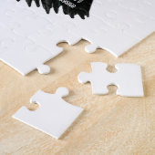 Ayam Cemani Rooster Head Puzzle (Seite)