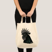 Ayam Cemani Rooster Head Tragetasche (Vorderseite (Produkt))
