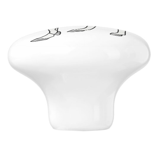 Ayamii Unicorn Knob Keramikknauf (Seitenansicht)