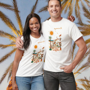 Ayamonte Spanien weiße Stadt Outfit Kleidung T-Shirt