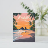 Ayampe Ecuador Postkarte (Stehend Vorderseite)