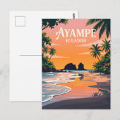 Ayampe Ecuador Postkarte (Vorne/Hinten)