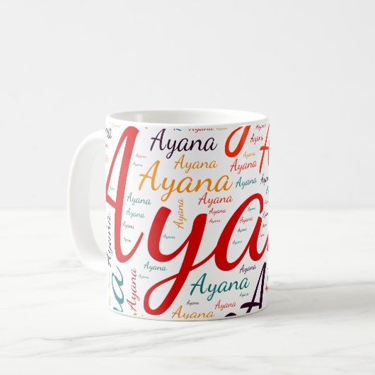 Ayana Kaffeetasse (Vorderseite Links)