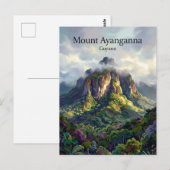 Ayanganna Guyana Postkarte (Vorne/Hinten)