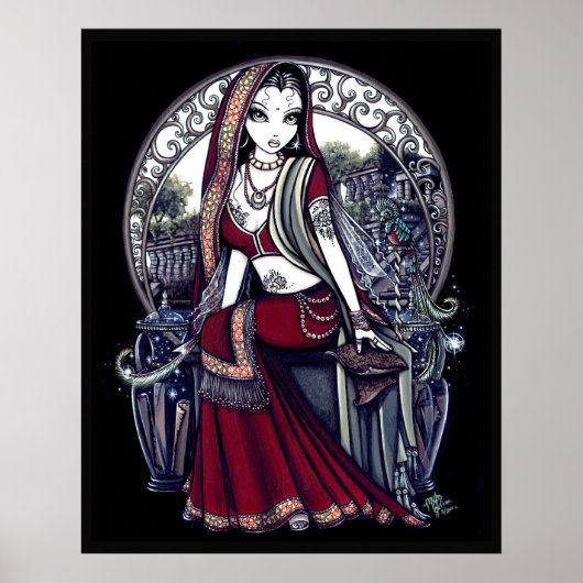 Ayanna Eastern Bly Dancer Fairy Poster (Vorne)