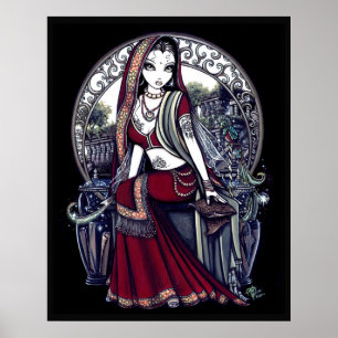 Ayanna Ostbauchtänzerin-Fee-Plakat Poster