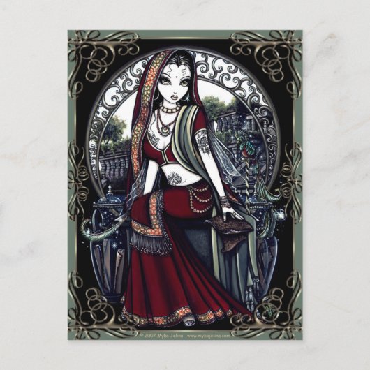 "Ayanna" Secret Fairy Garden Postkarte (Vorderseite)