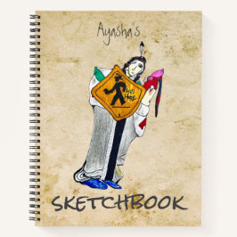 Ayasha Cartoon Watercolor Art Sketchbook Notizblock
