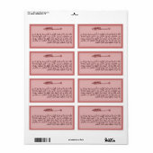 Ayat al-Kursi - Thronverse - Quran-Label (Vorne)