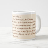 Ayat ul Kursi Jumbo-Tasse (Vorderseite Rechts)