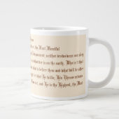 Ayat ul Kursi Jumbo-Tasse (Rechts)