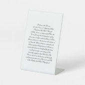 Ayat-ul-Kursi: Satz des Morgens Sockelschild (Vorderseite)