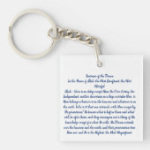 Ayat Ul Kursi Schlüsselanhänger (Vorderseite)