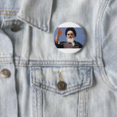 Ayatollah Khomeini Badge Button (Beispiel)