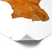 Ayatul Kursi Calligraphy Painting Poster (Ecke)