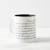 Ayatul Kursi Coffee Tasse (Vorderseite Links)