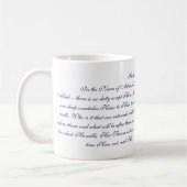 Ayatul Kursi Coffee Tasse (Links)