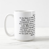 Ayatul Kursi Kaffeetasse (Links)