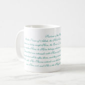 Ayatul Kursi Kaffeetasse (Vorderseite Links)