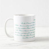 Ayatul Kursi Kaffeetasse (Links)