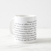 Ayatul Kursi Kaffeetasse (Vorderseite Links)