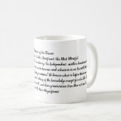 Ayatul Kursi Tasse (VorderseiteRechts)