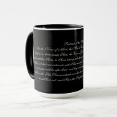Ayatul Kursi Tasse (Vorderseite Links)