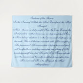 Ayatul Kursi Wandteppich (Vorderseite (Horizontal))