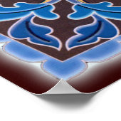  Ayatulkursi ف ن-ا خ ط ل-آ Poster (Ecke)