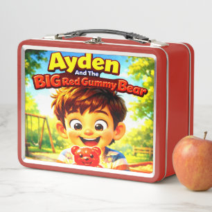 Ayden und der große rote Gummibär Lunchbox