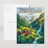 Ayder-Hochebene Türkei Postkarte (Vorne/Hinten)