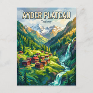 Ayder-Hochebene Türkei Postkarte