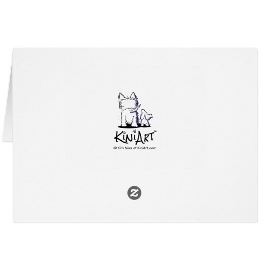 Aye-aye Lemur Note Card (Rückseite Horizontal)