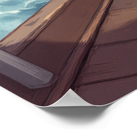 Aye Aye, Pup! Seadog Stehend Watch Poster (Ecke)