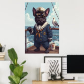 Aye Aye, Pup! Seadog Stehend Watch Poster (Heimbüro)