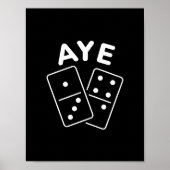 'Aye Domino' K-Pop Boygroup Meme Quote Poster (Vorne)