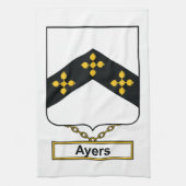 Ayers Familienwappen Handtuch (Vertikal)
