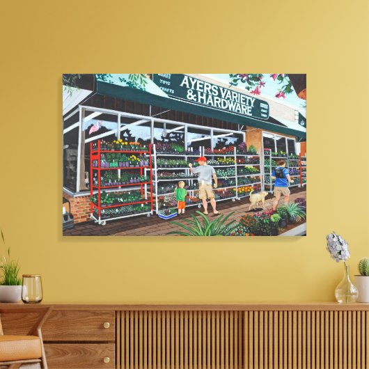 Ayers Hardware-Leinwand Leinwanddruck (Insitu (Wohnzimmer))